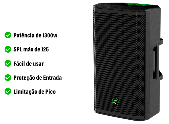 Mackie THRASH 212 Coluna Amplificada 1300W 12' Mackie THRASH 212 Coluna Amplificada 1300W 12'